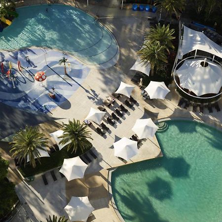 فندق آر إيه سي في رويال باينز ريزورت غولد كوست Benowa المظهر الخارجي الصورة Aerial view of the pool at the Wynn